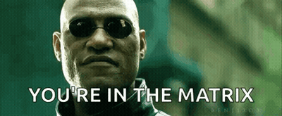 A Bald Man Wearing Sunglasses And A Leather Jacket Is Standing In Front Of A Green Background . GIF