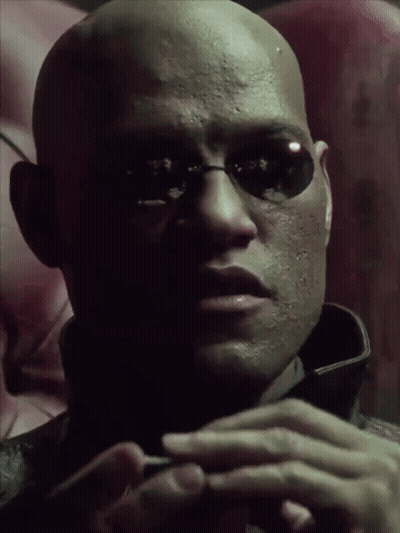 A Bald Man Wearing Sunglasses And A Leather Jacket Looks At The Camera GIF