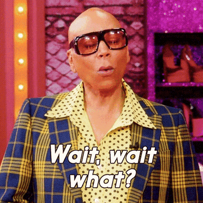 A Bald Man Wearing Sunglasses And A Plaid Jacket Says Wait Wait What . GIF