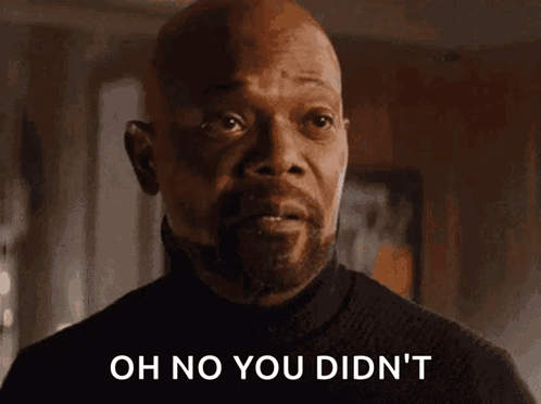 A Bald Man With A Beard Says Oh No You Didn 'T GIF