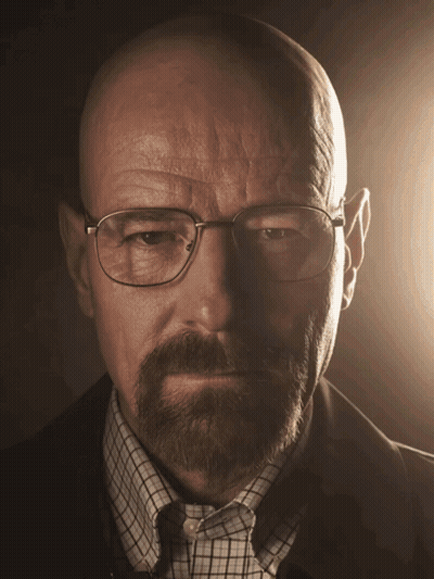 A Bald Man With A Beard Wearing Glasses And A Plaid Shirt GIF