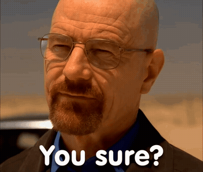 A Bald Man With Glasses Says You Sure GIF