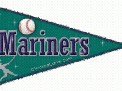 A Banner For The Mariners Baseball Team GIF