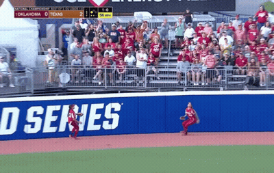 A Baseball Game Between Oklahoma And Texas GIF