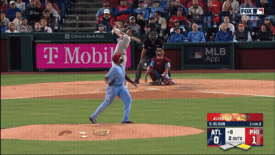 A Baseball Game Is Being Broadcast On Fox GIF