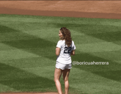 A Baseball Game Is Being Played At A Stadium With A Sign That Says ' San Diego Field ' GIF