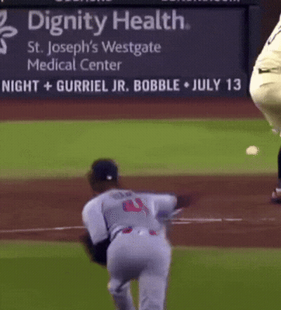 A Baseball Game Is Being Played At St. Joseph 'S Westgate Medical Center On July 13 GIF