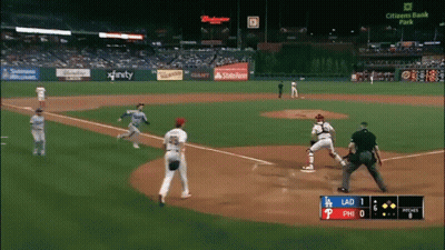 A Baseball Game Is Being Played At The Citizens Bank Park GIF