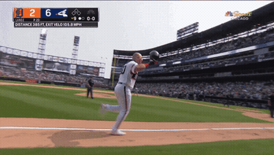 A Baseball Game Is Being Played In A Stadium And The Score Is 6-6 GIF