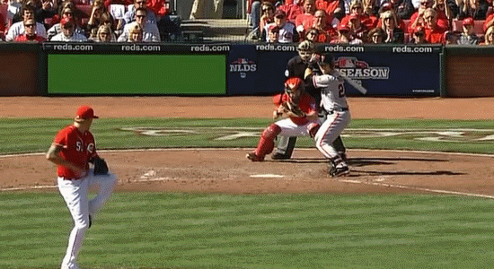 A Baseball Game Is Being Played In Front Of A Banner That Says Season GIF