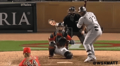 A Baseball Game Is Being Played In Front Of A Ria Ad GIF