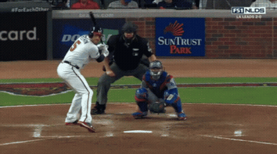 A Baseball Game Is Being Played In Front Of A Suntrust Park Ad GIF
