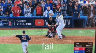 A Baseball Game Is Being Played On Fox News Channel GIF