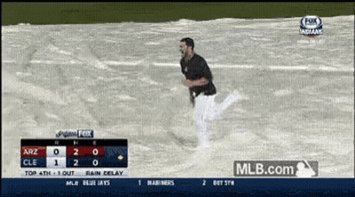 A Baseball Game Is Being Shown On Fox GIF
