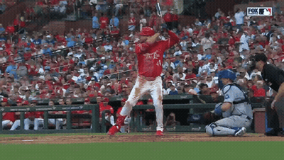 A Baseball Game Is Being Shown On Fox Network GIF