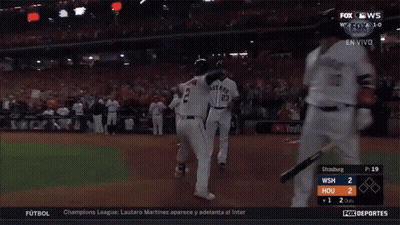 A Baseball Game Is Being Shown On Fox News Channel GIF