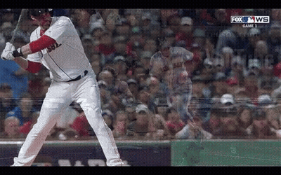 A Baseball Game Is Being Shown On Fox News Channel GIF