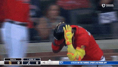 A Baseball Game Is Being Shown On The Fanduel Sports Network GIF