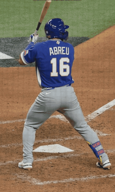 A Baseball Player In A Blue Jersey With The Number 1 On The Back GIF