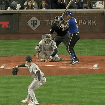 A Baseball Player In A Blue Jersey With The Number 2 On It GIF