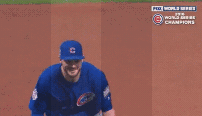 A Baseball Player In A Blue Uniform With The Number 38 On His Back GIF