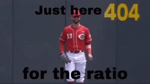 A Baseball Player In A Red Jersey With The Number 33 GIF