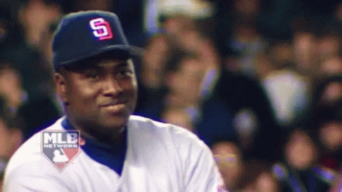 A Baseball Player Is Wearing A Mlb Network Hat GIF