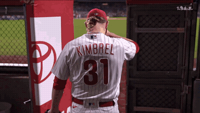 A Baseball Player Named Kimbrel Wears Number 31 GIF