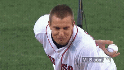 A Baseball Player Throws A Ball With Mlb.com Written On The Bottom GIF