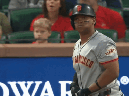 A Baseball Player Wearing A Francisco Giants Jersey GIF