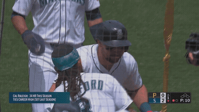 A Baseball Player Wearing A Jersey That Says Ford On It GIF