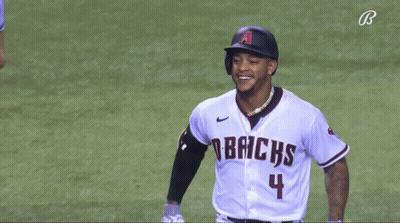 A Baseball Player Wearing A Jersey That Says ' Obricks ' On It GIF