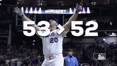A Baseball Player Wearing A Jersey With The Number 20 On It GIF
