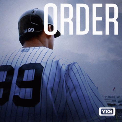 A Baseball Player Wearing A Jersey With The Number 99 GIF