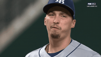 A Baseball Player With A Fox Ws Logo On The Bottom Right GIF