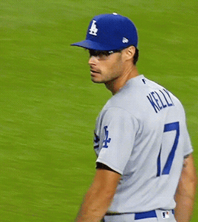 A Baseball Player With Kelly 7 On His Back GIF