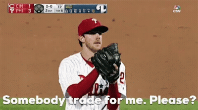 A Baseball Player With The Letter P On His Hat And Glove GIF
