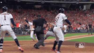 A Baseball Player With The Number 1 On His Jersey Runs Towards The Base GIF