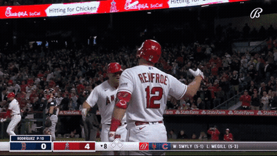 A Baseball Player With The Number 12 On The Back Of His Uniform GIF