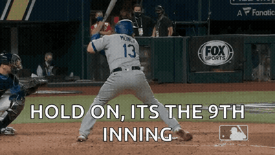 A Baseball Player With The Number 13 On His Jersey Is About To Swing His Bat GIF