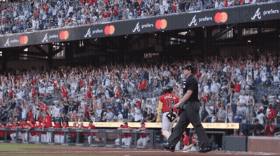 A Baseball Player With The Number 13 On The Back Of His Shirt GIF