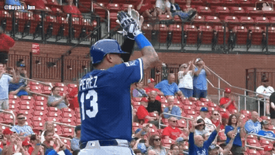 A Baseball Player With The Number 13 On The Back Of His Shirt GIF