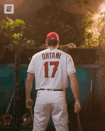 A Baseball Player With The Number 17 On The Back Of His Shirt GIF