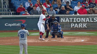 A Baseball Player With The Number 18 On His Jersey GIF