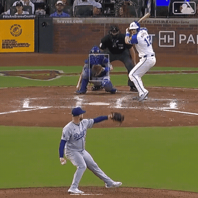 A Baseball Player With The Number 21 On His Back Is About To Hit The Ball GIF