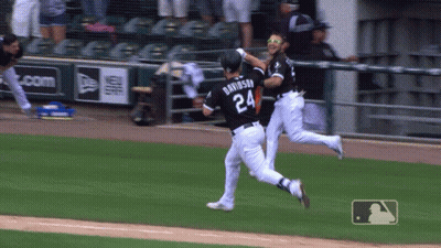 A Baseball Player With The Number 24 On His Back Is Running On The Field GIF