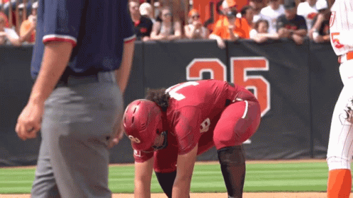 A Baseball Player With The Number 25 On The Back Of His Shirt GIF