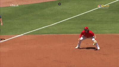 A Baseball Player With The Number 28 On Their Jersey GIF