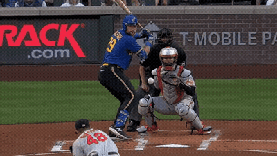 A Baseball Player With The Number 3 On His Jersey GIF