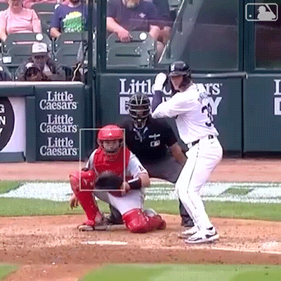 A Baseball Player With The Number 3 On His Jersey Swings At A Pitch GIF